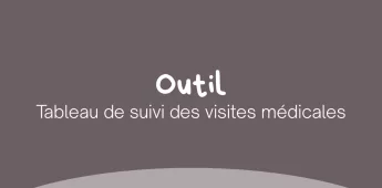 Tableau de suivi des visites médicales